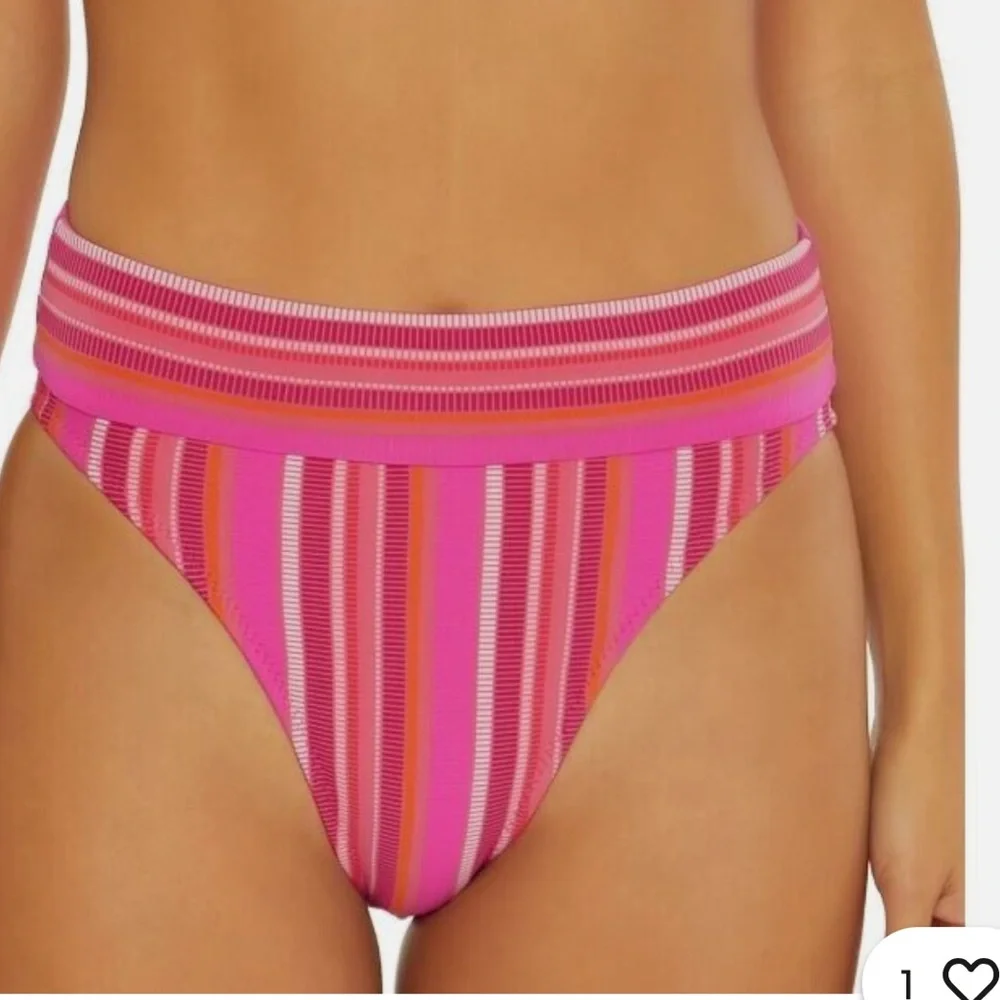 Trina Turk Marai Rollover High Waist bikini bottom